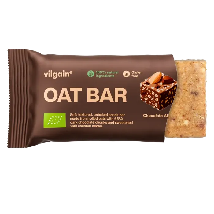 Vilgain Oat Bar BIO mandle a čokoláda 50g